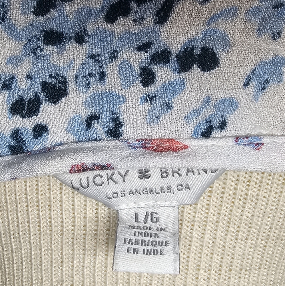 Lucky Brand Summer Top Large - Picture 3 of 10